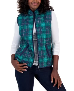 Alternative view of Karen Scott Women's Good Morning Sleeveless Puffer Vest, Created For Macy's