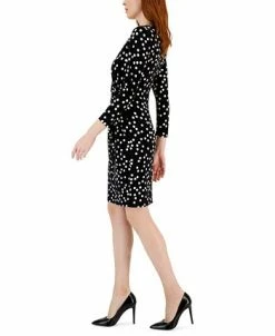 Alternative view of Anne Klein Women's Printed Draped Twist-Front Dress