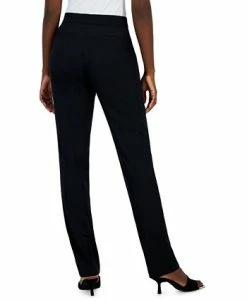 Alternative view of Alfani Women's Essential Mid-Rise Straight-Leg Pants, Created For Macy's