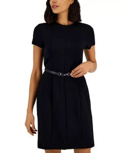 Alfani Women's Short-Sleeve Belted Dress, Created For Macy's 8 Alfani Women's Short-Sleeve Belted Dress, Created For Macy's -Anne Klein Sales Store 23247452 fpx
