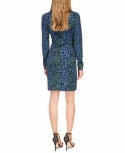Alternative view of Michael Kors Women's Zebra-Print Ruched Mini Dress