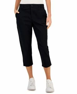 Style & Co Women's Mid Rise Comfort Waist Capri Pants, Created For Macy's