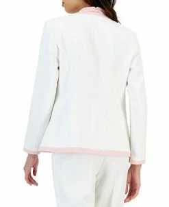 Alternative view of Kasper Women's Stretch Crepe Framed Open-Front Jacket