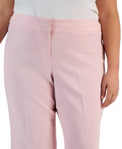 Kasper Plus Size Stretch Crepe Mid-Rise Ankle Pants 14 Kasper Plus Size Stretch Crepe Mid-Rise Ankle Pants -Anne Klein Sales Store 23315123 fpx