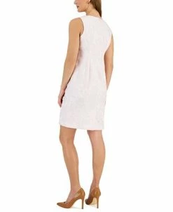 Alternative view of Kasper Women's Jacquard Square-Neck Sleeveless Sheath Dress