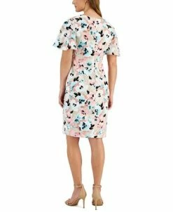 Alternative view of Kasper Women's Floral-Print Scuba Crepe Sheath Dress