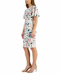 Kasper Women's Floral-Print Scuba Crepe Sheath Dress -Anne Klein Sales Store 23315445 fpx