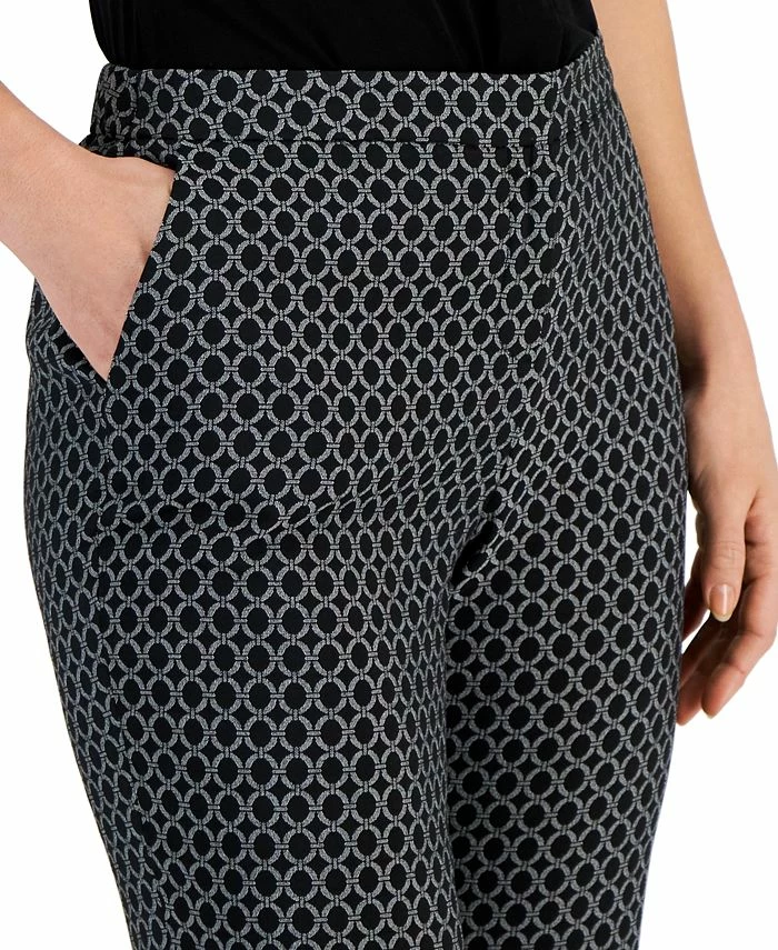 Kasper Women's Printed Ankle Pants 4 Kasper Women's Printed Ankle Pants - Image 4
