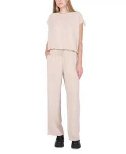 Black Tape Women's High-Rise Drawstring Wide-Leg Pants 6 Black Tape Women's High-Rise Drawstring Wide-Leg Pants -Anne Klein Sales Store 23351066 fpx