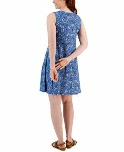 Alternative view of Style & Co Women's Printed Sleeveless Flip-Flop Dress, Created For Macy's