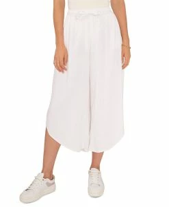 Vince Camuto Women's Wide-Leg Cropped Pull-On Pants