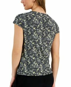 Alternative view of Kasper Women's Geometric-Print Cowlneck Sleeveless Top