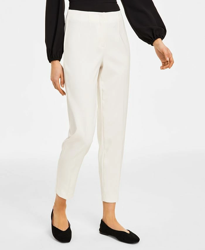 Anne Klein Women's Stretch Slim Hollywood-Waist Ankle Pants 1 Anne Klein Women's Stretch Slim Hollywood-Waist Ankle Pants