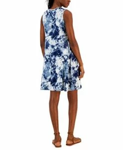 Alternative view of Style & Co Women's Printed Sleeveless Flip-Flop Dress, Created For Macy's