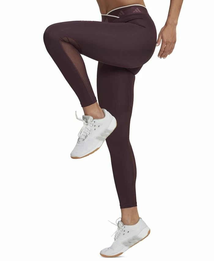 ADIDAS Women's Techfit V-Shaped Elastic 7/8 Training Leggings 1 ADIDAS Women's Techfit V-Shaped Elastic 7/8 Training Leggings