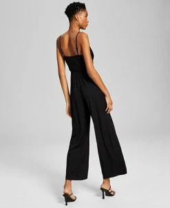 Alternative view of And Now This Women's Sleeveless Pull-On Wide-Leg Jumpsuit