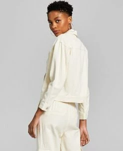 Alternative view of And Now This Women's Drop Shoulder Cargo Jacket