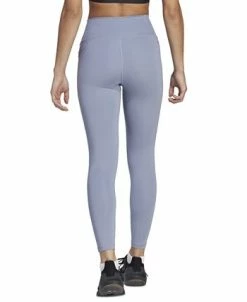 Alternative view of ADIDAS Women's Optime High-Waist 3-Stripe 7/8 Leggings