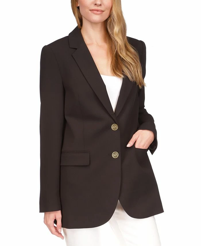 Michael Kors Women's Two-Button Mensy Blazer 1 Michael Kors Women's Two-Button Mensy Blazer