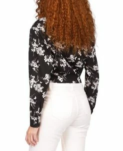 Michael Kors Women's Cotton Botanical Tie Shirt 7 Michael Kors Women's Cotton Botanical Tie Shirt -Anne Klein Sales Store 23547655 fpx