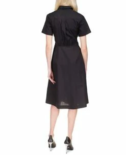 Alternative view of Michael Kors Women's Cotton Poplin Tie-Front Dress, Regular & Petite