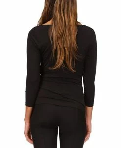 Alternative view of Michael Kors Women's Twist-Front Hardware Top, Regular & Petite