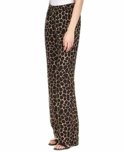 Michael Kors Women's Giraffe Tie Pull-On Pants 7 Michael Kors Women's Giraffe Tie Pull-On Pants -Anne Klein Sales Store 23556050 fpx