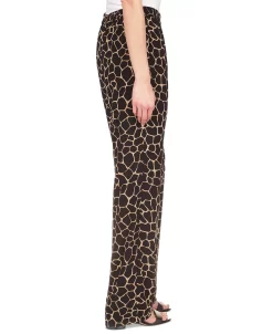Michael Kors Women's Giraffe Tie Pull-On Pants 8 Michael Kors Women's Giraffe Tie Pull-On Pants -Anne Klein Sales Store 23556051 fpx