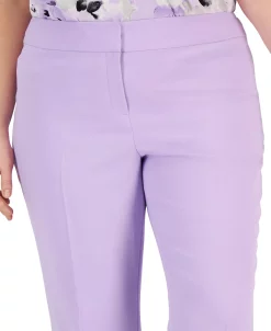 Kasper Plus Size Stretch Crepe Mid-Rise Ankle Pants 13 Kasper Plus Size Stretch Crepe Mid-Rise Ankle Pants -Anne Klein Sales Store 23561005 fpx