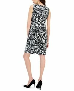 Alternative view of Kasper Jacquard Sleeveless Sheath Dress