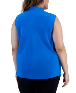 Kasper Plus Size Bow Top 21 Kasper Plus Size Bow Top -Anne Klein Sales Store 23567032 fpx