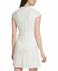 Alternative view of Vince Camuto Women's Boucle-Knit Cap-Sleeve Fit & Flare Dress