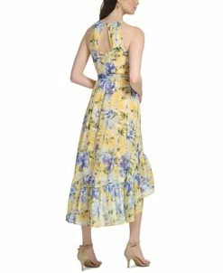 Alternative view of Vince Camuto Women's Printed Chiffon High-Low MidiDress
