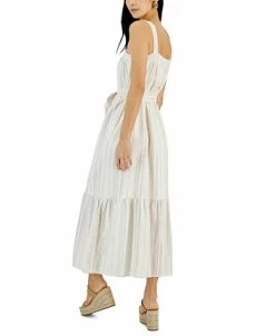 Alternative view of INC International Concepts Women's Square-Neck Midi Dress, Created For Macy's