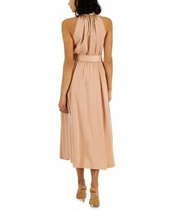 Alternative view of Anne Klein Women's Twist-Neck Halter Sleeveless Midi Dress