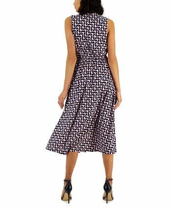 Anne Klein Women's Jenna Stand-Collar Sleeveless Dress 2 Anne Klein Women's Jenna Stand-Collar Sleeveless Dress - Image 2