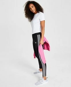 ADIDAS Women's Essentials 3-Stripe Full Length Cotton Leggings, XS-4X 13 ADIDAS Women's Essentials 3-Stripe Full Length Cotton Leggings, XS-4X -Anne Klein Sales Store 23610790 fpx