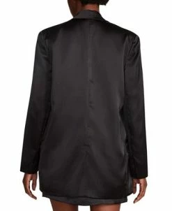 Alternative view of Steve Madden Women's Smooth Talk Satin Boyfriend Blazer