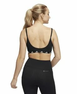 Alternative view of ADIDAS Women's Purebare Light-Support Scoop Neck Sports Bra, HA0067