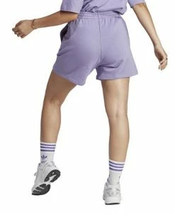 Alternative view of ADIDAS Women's Adicolor Essentials French Terry High Rise Shorts