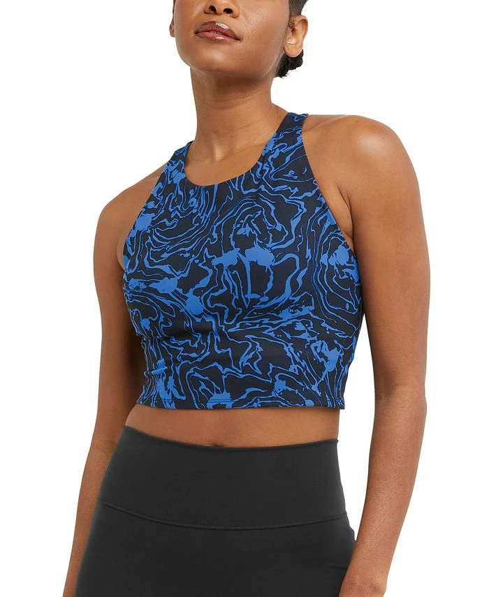 Champion Women's Soft Touch Printed Racerback Cropped Top 1 Champion Women's Soft Touch Printed Racerback Cropped Top