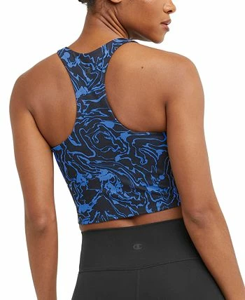 Champion Women's Soft Touch Printed Racerback Cropped Top 2 Champion Women's Soft Touch Printed Racerback Cropped Top - Image 2