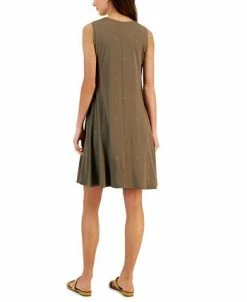 Alternative view of Style & Co Women's Printed Sleeveless Flip-Flop Dress, Created For Macy's