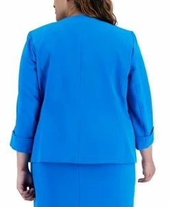Alternative view of Kasper Plus Size Open Front Blazer