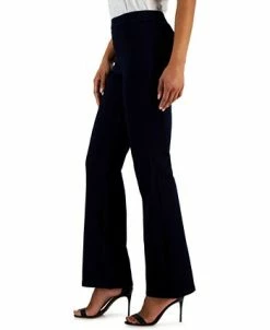 Anne Klein Women's Flared Leg Silhouette Pull-On Denim Pants -Anne Klein Sales Store 23676964 fpx