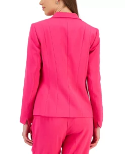Kasper Crepe One-Button Blazer 19 Kasper Crepe One-Button Blazer -Anne Klein Sales Store 23677933 fpx
