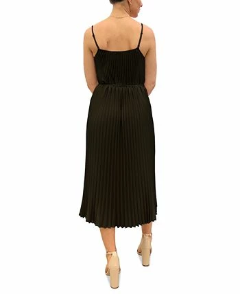 Sam Edelman Pleated Chiffon Sleeveless A-Line Dress 2 Sam Edelman Pleated Chiffon Sleeveless A-Line Dress - Image 2