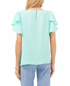 Alternative view of Vince Camuto Women's Tulip-Sleeve Crinkle Gauze Blouse