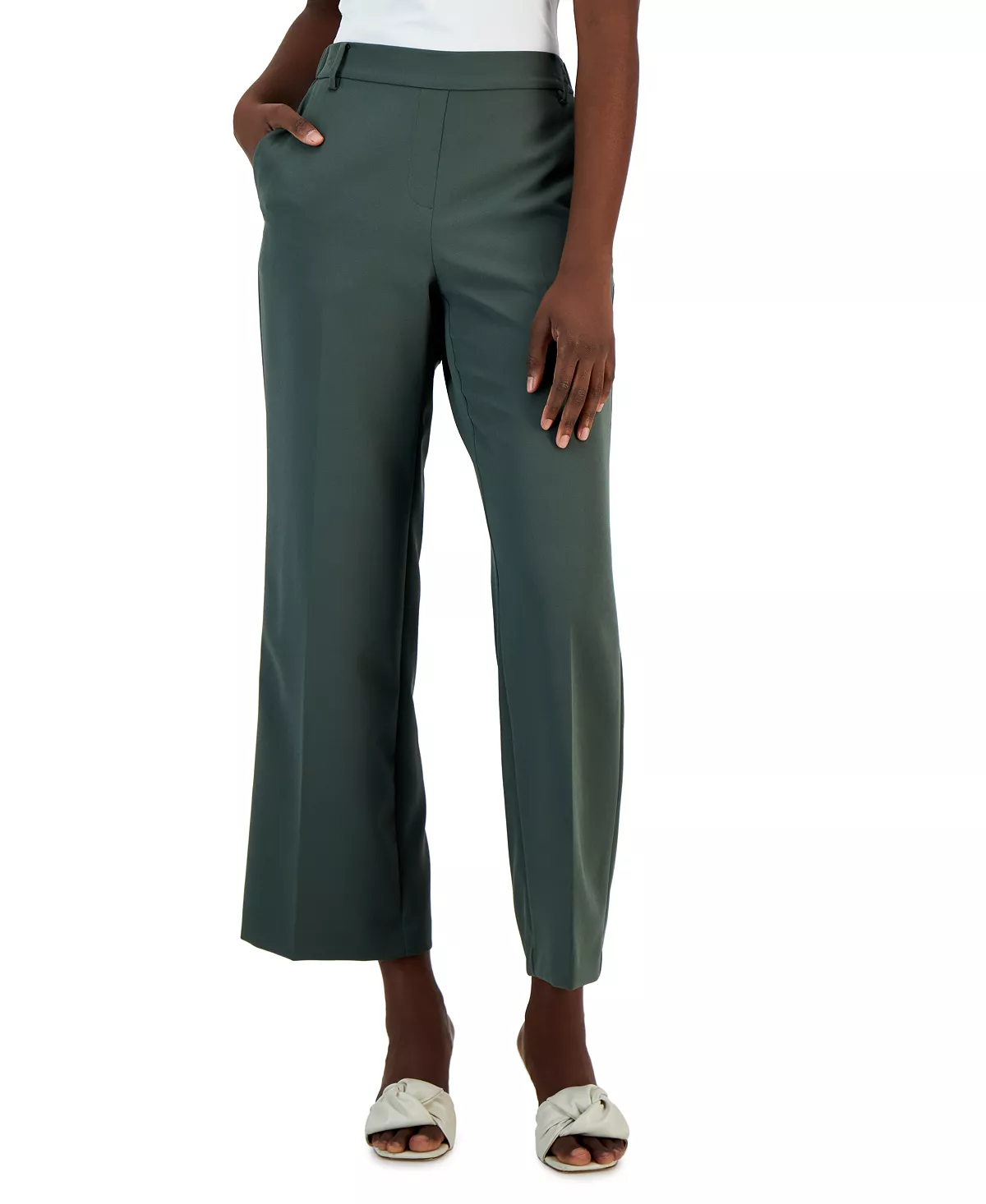 Alfani Women's Pull-On Wide-Leg Pants, Created For Macy's 10 Alfani Women's Pull-On Wide-Leg Pants, Created For Macy's - Image 10