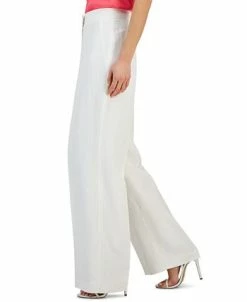 Anne Klein Women's Asymmetrical-Fly Wide-Leg High Rise Pants 7 Anne Klein Women's Asymmetrical-Fly Wide-Leg High Rise Pants -Anne Klein Sales Store 23777181 fpx